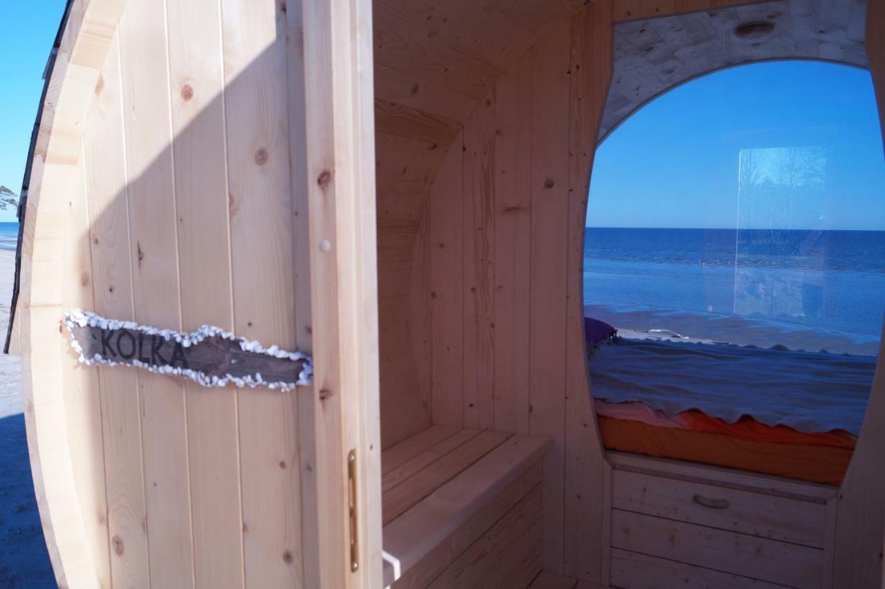 Kempings Saulesmajas Kolka Buitenkant foto