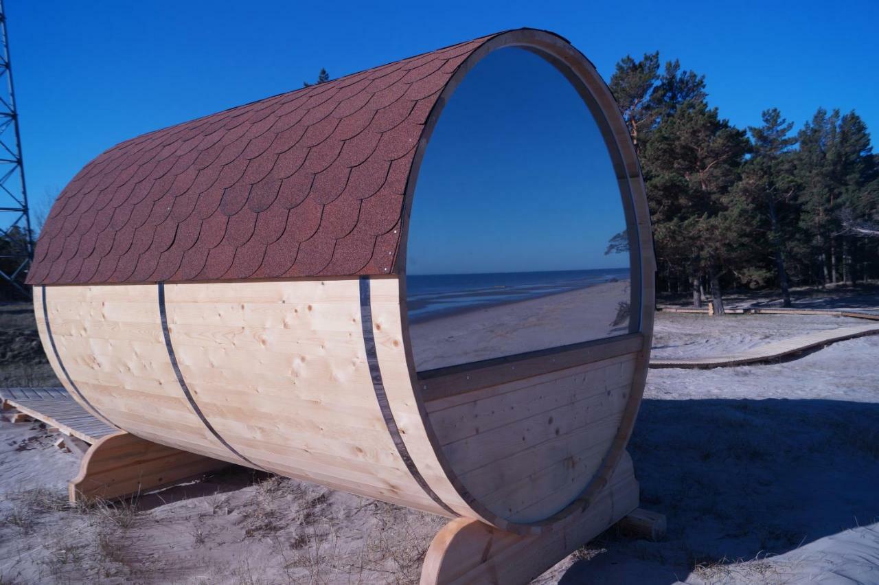 Kempings Saulesmajas Kolka Buitenkant foto