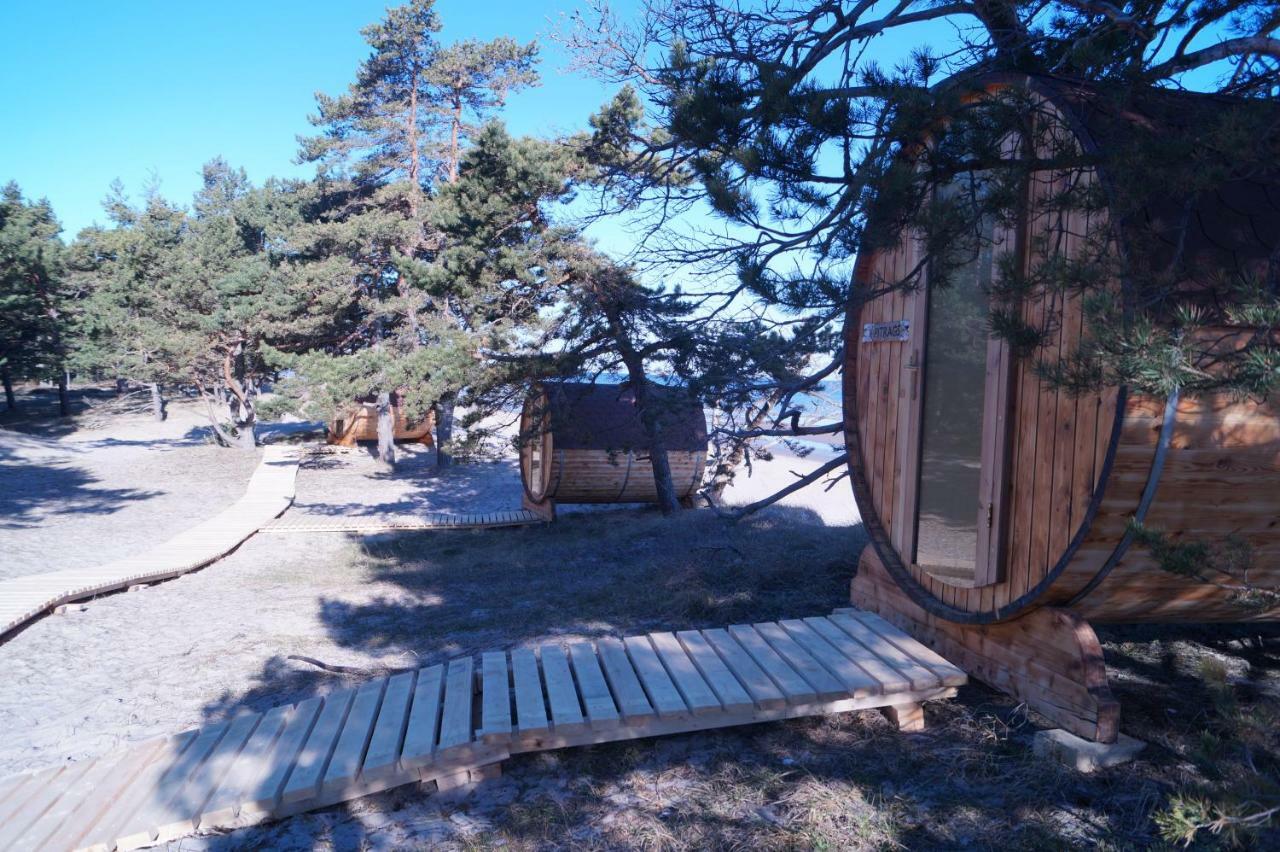 Kempings Saulesmajas Kolka Buitenkant foto